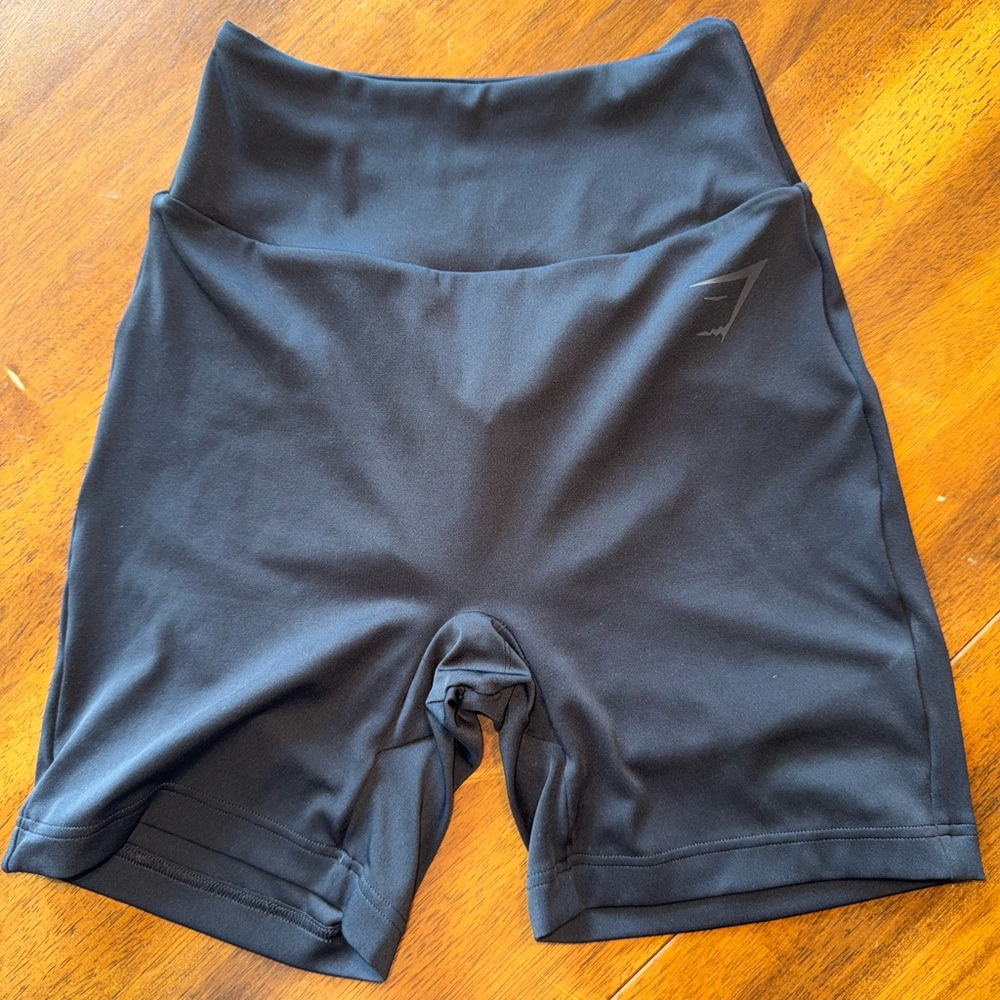 Gymshark Black Bike Shorts High-Waisted Performance